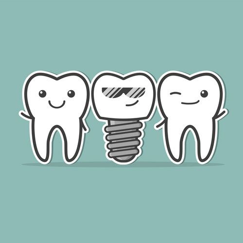 Tooth Implant Graphic